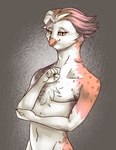 Rating: s
ID: 5120786
Date: 2024-10-17 03:53:49 -0400
Status: active
Score: 3
2024 anonymous_artist anthro avian beak bird feathers hi_res male male_anthro markings nude_anthro nude_male orange_beak orange_body orange_feathers owl slim_anthro slim_male solo spots spotted_body spotted_feathers white_body white_feathers yellow_eyes post #5120786