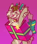 Rating: s
ID: 2264551
Date: 2020-05-20 22:53:11 -0400
Status: active
Score: 21
anthro antlers bell box canada_lynx christmas collar container felid feline female gift gift_box gift_wrapped holidays horn in_box in_container lynx mammal meme nicnak044 nicole_(nicnak044) person_as_gift person_present pinup pose ribbons solo post #2264551