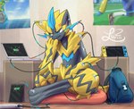 Rating: s
ID: 5598886
Date: 2025-05-26 02:16:27 -0400
Status: active
Score: 50
2023 ambiguous_gender annoyed anthro backpack blue_eyes cellphone charger charging_battery charging_cable charging_phone computer convenient_power cross-popping_vein dated electricity electronics felid feline fur generation_1_pokemon generation_3_pokemon generation_4_pokemon generation_7_pokemon grovyle lapras laptop legendary_pokemon lucario lurio mammal multicolored_body nintendo nintendo_switch paws phone pokemon pokemon_(species) poster_(object) scalie signature sitting smartphone solo whiskers yellow_body yellow_fur zeraora post #5598886