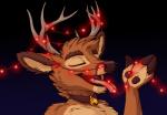 Rating: s
ID: 573733
Date: 2014-12-19 03:09:54 -0500
Status: active
Score: 44
2014 all_the_way_through ambiguous_threading anthro antlers bell christmas christmas_decorations christmas_lights collar deer eyes_closed facial_piercing happy holidays hooves horn male mammal nose_piercing open_mouth penetration piercing simple_background solo string_lights threaded_by_object threaded_by_rope tirrel tirrel_(tirrel) tongue tongue_out post #573733