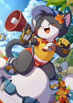 Rating: s
ID: 5671078
Date: 2025-06-27 13:06:44 -0400
Status: active
Score: 20
accessory animal_humanoid anthro beach beach_volleyball blush cait_sith_(ff7) cat_humanoid clothing domestic_cat duo eyewear felid felid_humanoid feline feline_humanoid felis final_fantasy final_fantasy_vii flower flower_in_hair footwear gloves hair hair_accessory handwear hi_res humanoid male mammal mammal_humanoid megaphone moketiw moogle plant riding_on_head sandals shirt shoes speedo square_enix sunglasses swimming_trunks swimwear t-shirt topwear tropical whistle_around_neck young young_anthro young_male post #5671078