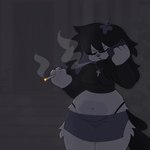 Rating: s
ID: 4682936
Date: 2024-03-27 11:05:13 -0400
Status: active
Score: 9
1:1 alternative_fashion anthro belly belly_markings black_clothing black_ears black_tail black_topwear bottomwear calling canid canine cigarette clothing conditional_dnp electronics female fur goth hanibelle_(puppkittyfan1) hi_res highlights_(coloring) holding_object mammal markings meggiebun phone purple_bottomwear purple_clothing purple_skirt skirt smoke smoke_from_mouth smoking smoking_cigarette solo tail topwear white_body white_fur post #4682936