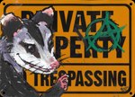 Rating: s
ID: 5024690
Date: 2024-09-01 23:16:28 -0400
Status: active
Score: 20
absurd_res ambiguous_gender american_opossum black_body black_eyes black_fur bust_portrait claws dipstick_ears ear_markings experimental female_(lore) feral fingerless_(marking) fingerless_gloves_(marking) fur gloves_(marking) graffiti grey_body grey_fur guard_hair hi_res huge_filesize hybrid kali_denise looking_at_viewer mammal markings marsupial multicolored_body multicolored_ears multicolored_fur painting_(artwork) portrait rayne_hill sign smile smirk solo teeth traditional_media_(artwork) virginia_opossum white-eared_opossum white_body white_fur post #5024690