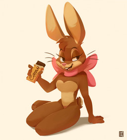 Rating: s
ID: 4983687
Date: 2024-08-13 13:16:58 -0400
Status: active
Score: 43
2024 anthro bow_ribbon brown_body brown_eyelids brown_fur buckteeth cadbury cadbury_bunny candy chocolate chocolate_bar countershade_face countershade_tail countershade_torso countershading dauddalmata dessert female food fur hi_res kneeling lagomorph leporid lineless mammal mascot neck_bow pink_bow pink_nose rabbit scut_tail short_tail simple_background solo tail tan_body tan_countershading tan_fur tan_inner_ear teeth white_background post #4983687