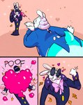 Rating: s
ID: 5652235
Date: 2025-06-18 21:40:25 -0400
Status: pending
Score: 2
2025 3_panel_comic 4_fingers anthro arms_bent bent_arm black_clothing black_eyes black_eyewear black_facial_hair black_hair_bow black_hat black_headwear black_mustache black_sunglasses blowing_kiss blue_clothing blue_suit blue_tail blue_trenchcoat bow_tie buckteeth clothed clothed_anthro clothed_male clothing colored comic crossover derp_eyes digital_media_(artwork) duo english_description eyes_closed eyewear facial_hair fingers fur gesture ghost grey_hair hair hand_gesture hand_pawpads hands_together hat headgear headwear hearts_around_body hi_res holidays hybrid kiss_mark_on_face lagomorph leaf light lighting long_ears male male/male male_anthro mammal mario_bros mario_plus_rabbids_kingdom_battle mario_plus_rabbids_sparks_of_hope medium_hair mustache nintendo noseless onomatopoeia orange_body overweight overweight_anthro overweight_male patch_(fabric) pawpads phantom_of_the_bwahpera pink_background pink_bow_tie rabbid randomrabbidramblings raving_rabbids rayman_(series) shaded simple_background smoke sound_effects sparkles spirit standing suit sunglasses t.s._woodrow tail tan_inner_ear tan_pawpads teeth text thumbs_up ubisoft valentine's_day white_body white_fur post #5652235
