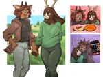 Rating: s
ID: 5547707
Date: 2025-05-04 03:11:37 -0400
Status: pending
Score: 10
4:3 anthro antlers apple_inc. biped blue_sky bottomwear calculator cellphone chest_tuft clothing comic deer duo electronics exclamation_point eye_contact eyewear female female/female food furniture glasses green_clothing green_topwear hand_holding heart_symbol hi_res holding_object holding_phone hoodie horn humor iphone jackalope lagomorph looking_at_another mammal oblivious paella pants pasta percentage phone plant plate selfie sepulturegirl shrub sky smartphone spaghetti string_lights table three_frame_sequence topwear tree tuft wearing_glasses post #5547707