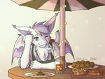 Rating: s
ID: 4464981
Date: 2023-12-10 20:54:48 -0500
Status: active
Score: 28
2021 5_fingers ambiguous_gender anthro apron artist_name clothing container cookie corndog cup dragon fingers food fur furred_dragon furred_scalie glass glass_container glass_cup hair hand_on_cheek looking_at_viewer male_(lore) multicolored_body multicolored_fingers multicolored_fur mythological_creature mythological_scalie mythology nachos naturanevie nemurin no_more_future one_eye_closed outside purple_body purple_cheeks purple_eyes purple_fur purple_hair purple_inner_ear purple_sclera scalie simple_background solo text two_tone_body two_tone_fur white_background white_body white_fur post #4464981