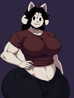 Rating: s
ID: 5708009
Date: 2025-07-14 09:19:21 -0400
Status: pending
Score: 14
4_ears abs anthro arm_tuft biceps big_breasts big_butt black_hair bottomwear breasts butt clothing crotch_tuft cute_fangs denim denim_bottomwear denim_clothing elbow_tuft ephemeralscourg fangs female fur hair hi_res huge_hips huge_thighs hyper hyper_hips hyper_thighs jeans mammal midriff multi_ear muscular muscular_anthro muscular_arms muscular_female pants shirt simple_background simple_eyes solo t-shirt tail teeth temmie_(species) temmie_(undertale) thick_thighs tight_bottomwear tight_clothing tight_jeans tight_pants tight_shirt tight_topwear toony toony_eyes topwear tuft undertale undertale_(series) white_body white_fur whitebody wide_hips post #5708009