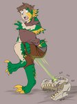 Rating: s
ID: 5318530
Date: 2025-01-19 23:56:57 -0500
Status: active
Score: 30
bone claws clothed clothing dinosaur dromaeosaurid energy english_text feather_growth feathered_dinosaur feathered_scalie feathers fossil glowing glowing_eyes green_body green_feathers green_scales growth hair hi_res human humanoid isafriendcat magic male mammal mid_transformation open_mouth prehistoric_species reptile scale_growth scales scalie shadow sharp_teeth sickle_claw simple_background skull solo tail_growth_in_pants teeth text theropod toe_claws torn_clothing transformation yellow_body yellow_feathers post #5318530