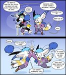 Rating: s
ID: 5629082
Date: 2025-06-08 15:11:25 -0400
Status: pending
Score: 0
antennae_(anatomy) bat_wings blue_hair blue_nose blue_wings boots bottomwear clothing comic dialogue english_text erakir erakir_(character) fingerless_gloves footwear fur gloves hair handwear hi_res hypnosis ivalician_moogle jacket legwear magical_transformation membrane_(anatomy) membranous_wings mid_transformation mind_control pattern_clothing pattern_legwear pattern_scarf pom_antennae scarf shoes shorts shrinking size_transformation speech_bubble striped_clothing striped_legwear striped_scarf stripes text topwear transformation trevor-fox twinning whiskers white_body white_fur wings wings_flapping post #5629082