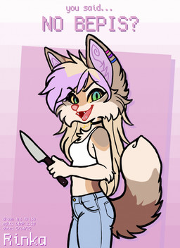 Rating: s
ID: 5706181
Date: 2025-07-13 13:51:04 -0400
Status: active
Score: 3
2025 anonymous_artist anthro bisexual_pride_colors canid canine choker dated english_text female fox fur gradient_background hair hi_res holding_knife holding_object jewelry knife lgbt_pride long_hair looking_at_viewer mammal multicolored_body multicolored_fur multicolored_hair necklace open_mouth pride_colors rinka_eya russian_description simple_background smile solo text post #5706181