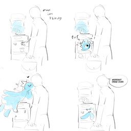 Rating: s
ID: 5664118
Date: 2025-06-24 02:49:45 -0400
Status: active
Score: 52
1:1 2025 4_panel_comic ambiguous_gender anthro biped blue_body blush deltarune dialogue digital_media_(artwork) duo elemental_creature english_text eyes_closed hi_res human kissing male male/ambiguous mammal mizzle_(deltarune) murace4 text undertale_(series) water water_cooler water_creature post #5664118