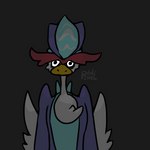 Rating: s
ID: 3673767
Date: 2022-11-06 01:27:40 -0500
Status: active
Score: 17
1:1 ambiguous_gender anthro avian based_on_leaked_content beak black_background blue_body blue_countershading blue_feathers colored countershading dedepinel feathers generation_9_pokemon grey_body grey_feathers hi_res markings nintendo pokemon pokemon_(species) quaquaval red_markings simple_background solo white_body white_countershading post #3673767