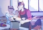 Rating: s
ID: 2107208
Date: 2020-01-05 15:30:33 -0500
Status: active
Score: 48
absurd_res alcohol appliance apron beverage black-backed_jackal canid canine canis chef clothing cooking duo female flynx-flink food fruit happy hi_res jack-jackal_(character) jackal kitchen male mammal plant procyonid raccoon robin_raccoon romantic romantic_couple smile soup stove strawberry tail wine post #2107208