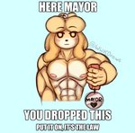 Rating: s
ID: 2323678
Date: 2020-07-08 16:29:39 -0400
Status: active
Score: 77
5_fingers abs animal_crossing anthro areola bell biceps black_eyes blonde_hair blush blush_stickers canid canine canis collar collar_tag collarbone conditional_dnp crossgender dialogue digital_media_(artwork) domestic_dog english_text eyebrow_through_hair eyebrows fingers front_view ftm_crossgender fur hair half-length_portrait holding_collar holding_object image_macro impact_(font) isabelle_(animal_crossing) looking_at_viewer male mammal meme muscular muscular_anthro muscular_male nintendo nipples no_sclera nude pink_nipples portrait pupils signature simple_background solo text translucent translucent_hair triceps white_text wizardlywalrusking yellow_body post #2323678