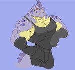 Rating: s
ID: 4498499
Date: 2023-12-27 14:54:10 -0500
Status: active
Score: 35
alien anthro biceps clothing crimenes gloves handwear insomniac_games lizard male manly muscular muscular_anthro muscular_male pecs purple_body ratchet_and_clank red_eyes reptile scalie shirt smile solo sony_corporation sony_interactive_entertainment tank_top teeth thugs-4-less top_heavy topwear post #4498499