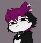 Rating: s
ID: 5656250
Date: 2025-06-20 17:57:09 -0400
Status: active
Score: 78
absurd_res alternative_fashion anthro blush clothing collar domestic_cat e254e ear_piercing emo eye_bags facial_piercing felid feline felis female hair hi_res hoodie lip_piercing looking_at_viewer mammal piercing purple_hair smile topwear veronica_(e254e) post #5656250