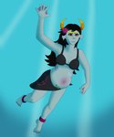 Rating: s
ID: 5231773
Date: 2024-12-08 23:38:33 -0500
Status: active
Score: -11
5:6 absurd_res accessory action_pose alien anklet bikini biped black_hair breasts clothed clothed_female clothed_humanoid clothing conditional_dnp digital_drawing_(artwork) digital_media_(artwork) feet female female_humanoid fin flower flower_in_hair full-length_portrait gills grey_body grey_skin grub_scars grubscars hair hair_accessory headband hi_res homestuck horn humanoid jewelry kazeolion luunaa_(kazeolion) membrane_(anatomy) ms_paint_adventures not_furry plant portrait pose pregnant pregnant_female sarong shaded soft_shading solo swimming swimwear three-quarter_view toes troll_(homestuck) two-piece_swimsuit underwater water webbed_feet webbed_hands post #5231773