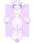 Rating: s
ID: 5435690
Date: 2025-03-15 20:38:37 -0400
Status: active
Score: 9
2015 4:5 absurd_res ambiguous_gender anthro arm_tuft claws dreamalgia eyelashes fluffy fur hi_res horn leg_tuft mammal null_bulge pear-shaped_figure purple_theme solo tuft wide_hips post #5435690