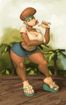 Rating: s
ID: 4969958
Date: 2024-08-07 13:22:25 -0400
Status: active
Score: 49
2024 absurd_res accessory anthro ape belt biped blue_eyes blue_headband blurred_background bottomwear brown_body brown_fur candy_kong clothed clothed_anthro clothed_female clothing colored crop_top denim denim_bottomwear denim_clothing digital_drawing_(artwork) digital_media_(artwork) digital_painting_(artwork) donkey_kong_(series) donkey_kong_country_(tv_series) ear_piercing ear_ring eye_contact eyebrows feet female female_anthro flip_flops footwear forest full-length_portrait fur gorilla hair half-closed_eyes haplorhine headband hi_res hoop_ear_ring hotpants humanoid jungle kerchief kong lips lipstick looking_at_another looking_at_viewer makeup mammal nails narrowed_eyes nintendo orange_eyebrows orange_hair painting_(artwork) piercing plant plantigrade portrait pose primate raised_foot raised_heel redustheriotact ring_piercing sandals shaded shirt shoes short_hair shorts solo t-shirt thick_eyebrows thick_lips thick_thighs toes topwear tree warm_colors white_clothing white_shirt white_topwear post #4969958