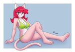 Rating: s
ID: 5542766
Date: 2025-05-01 21:17:53 -0400
Status: active
Score: 18
absurd_res anthro arm_support bikini bikini_top black_eyes cattanooga_cats claws clothed clothing domestic_cat feet felid feline felis female full-length_portrait fur grin hair hanna-barbera hi_res jellystone_(hbo_max) kitty_jo looking_at_viewer lying mammal multicolored_body multicolored_fur navel on_ground panqueik partially_clothed pawpads paws pink_body portrait red_hair side_view simple_background sitting smile solo swimwear tail teeth two-piece_swimsuit two_tone_body two_tone_fur post #5542766