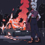 Rating: s
ID: 5592367
Date: 2025-05-23 08:01:58 -0400
Status: active
Score: 3
ambiguous_gender anthro arson brain_d0g car clothing fence fire gloves handwear hi_res jerrycan lagomorph latex latex_clothing latex_gloves latex_handwear leporid looking_back mammal midriff night rabbit rear_view red_eyes shirt skyline smile smoke solo street_lamp t-shirt topwear vehicle white_body post #5592367