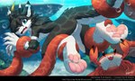 Rating: s
ID: 3629174
Date: 2022-10-15 17:07:55 -0400
Status: active
Score: 49
4_toes 5:3 ambiguous_gender anthro arthropod back_tuft black_body black_fur black_hair blue_eyes bubble chest_tuft claws crab crustacean decapod dragon duo english_text featureless_crotch feet feral front_view fur furred_dragon furred_scalie glistening glistening_eyes hair kemono malacostracan male marine mythological_creature mythological_scalie mythology nude open_mouth pawpads paws penguinexperience pink_pawpads pink_tongue plantigrade restrained scalie shaded side_view signature soles spread_legs spreading tentacle_around_arm tentacle_around_leg tentacle_around_tail tentacles text toes tongue tuft underwater url water white_body white_fur post #3629174