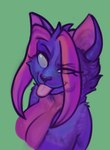 Rating: s
ID: 3738957
Date: 2022-12-08 06:26:25 -0500
Status: active
Score: 9
2021 absurd_res anthro blep breasts cheek_tuft cleavage clothed clothing diadorin domestic_cat facial_tuft felid feline felis female fur green_background hi_res looking_at_viewer mammal multicolored_body multicolored_fur no_pupils purple_body purple_fur simple_background smile solo tongue tongue_out trpc_(felisrandomis) tuft turkish_angora two_tone_body two_tone_fur post #3738957