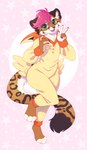 Rating: s
ID: 5648356
Date: 2025-06-17 09:39:48 -0400
Status: active
Score: 3
2025 absurd_res anthro bloominglynx brown_body brown_fur cheek_tuft clothed clothing digital_media_(artwork) facial_tuft felid fingers full-length_portrait fur gesture green_eyes hair hand_gesture hi_res inner_ear_fluff looking_at_viewer male mammal mini_(mini) onesie open_mouth open_smile pattern_background pink_hair portrait signature simple_background smile solo standing tuft v_sign white_body white_fur white_inner_ear_fluff yellow_onesie post #5648356