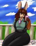 Rating: s
ID: 5660252
Date: 2025-06-22 12:08:08 -0400
Status: pending
Score: 0
2021 anthro artist_name bench beverage beverage_between_breasts biped black_bottomwear black_clothing black_pants bottomwear breasts brown_body brown_fur brown_hair bubble_tea cellphone cleavage clothed clothing cloud dated electronics fallenfolf female fur green_clothing green_shirt green_topwear hair hi_res honey_(fsmaverick) lagomorph leporid long_ears long_hair mammal outside pants phone plant purple_eyes rabbit shirt signature sitting sky smartphone smile solo suspenders tan_body tan_fur text topwear post #5660252