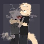 Rating: s
ID: 5647658
Date: 2025-06-17 00:54:46 -0400
Status: pending
Score: 3
1:1 2024 akylazz anthro bandage bandaged_arm bandaged_tail black_clothing blonde_hair clothed clothing digital_drawing_(artwork) digital_media_(artwork) domestic_cat duo embarrassed felid feline felis floppy_ears fluffy fluffy_face fluffy_fur fluffy_tail foxanto fur grey_body grey_fur grey_tail hair heart_symbol hi_res hug kissing lop_ears male male/male mammal oosharkoo russian_text tail text translation_check translation_request watermark post #5647658