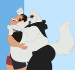 Rating: s
ID: 4011077
Date: 2023-04-23 22:30:13 -0400
Status: active
Score: 37
5_fingers absurd_res anthro belly belly_hug belly_press belly_squish big_belly black_bottomwear black_clothing black_pants black_sclera blush bottomwear butt canid canine canis cloak clothing death_(puss_in_boots) dreamworks fingers fluffy fluffy_tail fur hand_on_belly hi_res hybrid jackal jericho_(jerichuwu) lichinthesystem licking licking_lips looking_at_another love_handles male male/male mammal morbidly_obese multicolored_body multicolored_fur muscular muscular_anthro muscular_male obese overweight overweight_anthro overweight_male pants pink_tongue pinned pinned_by_body pinned_to_wall puss_in_boots_(franchise) raccoon_dog red_eyes shirtless sleeveless_hoodie squish tail tan_body tan_fur tanuki thick_thighs tongue tongue_out two_tone_body two_tone_fur white_body white_fur wolf wrappings yellow_eyes post #4011077