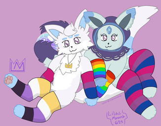 Rating: s
ID: 5669200
Date: 2025-06-26 15:37:32 -0400
Status: active
Score: -1
2025 absurd_res bisexual_pride_colors blu_shiru_(lilacmonarch) canid cheek_tuft claireon clothing crystal_ball digital_drawing_(artwork) digital_media_(artwork) duo facial_tuft fakemon feral footwear footwear_only forehead_gem fur fur_markings gem hand_holding hi_res infineon jewelry lgbt_pride lgbt_pride_month lilacmonarch looking_at_viewer male male/male mammal markings mostly_nude necklace nintendo nonbinary_(lore) nonbinary_pride_colors pokemon pokemon_(species) pride_colors rainbow_pride_colors sitting socks socks_only soren_(endershiru) tail tuft post #5669200