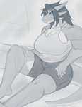 Rating: s
ID: 2334371
Date: 2020-07-17 21:51:10 -0400
Status: active
Score: 25
amelia_cresci anthro aquatic_dragon athletic biceps big_breasts bottomwear breasts clothed clothing dragon female hi_res lizard marine muscular mythological_creature mythological_scalie mythology non-mammal_breasts reptile scalie shirt shorts sitting small_head solo sonicgamer tail tank_top thick_thighs topwear post #2334371