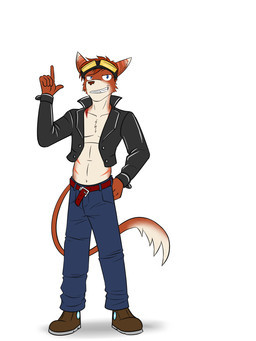 Rating: s
ID: 5669858
Date: 2025-06-26 21:31:28 -0400
Status: pending
Score: 1
anthro belt belt_buckle blue_bottomwear blue_clothing blue_eyes blue_jeans blue_pants boots bottomwear brown_belt brown_boots brown_clothing brown_footwear brown_nose buckle clothed clothing confident denim denim_bottomwear denim_clothing eyewear footwear fur fuze gesture grey_soles hair hand_gesture hi_res jacket jeans lombax male mammal navel open_clothing open_jacket open_topwear orange_body orange_fur pants pointing pointing_up ratchet_and_clank red_hair shirtless shoes simple_background smile solo sony_corporation sony_interactive_entertainment sunglasses tan_body tan_fur topwear white_background post #5669858