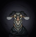 Rating: s
ID: 5545759
Date: 2025-05-03 08:18:55 -0400
Status: active
Score: 5
alternate_version_at_source bovid broken_glass broken_glasses brown_body brown_fur caprine clothed clothed_feral clothing darkness doctor_dillamond eyewear feral fur glass glasses goat grey_body grey_fur headshot_portrait hi_res horizontal_pupils horn in_the_dark long_ears looking_at_viewer male mammal portrait pupils solo ultimatemistomakesart white_body white_fur wicked_(movie) yellow_eyes post #5545759