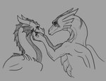 Rating: s
ID: 2780058
Date: 2021-06-10 23:10:30 -0400
Status: active
Score: 22
2021 claws conditional_dnp digital_media_(artwork) dragon european_mythology eyebrows eyelashes horn membrane_(anatomy) membranous_wings monochrome mythological_creature mythological_scalie mythology saebira scalie smile spines western_dragon wings post #2780058