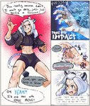 Rating: s
ID: 5569518
Date: 2025-05-13 14:41:32 -0400
Status: active
Score: 29
2025 abs action_pose action_scene animal_humanoid athletic athletic_humanoid athletic_male band-aid band-aid_on_face band-aid_on_nose bandage bandage_on_face bandage_on_nose blue_eyes clothing comic crop_top cropped_jacket dialogue english_text felid felid_humanoid femboy fight hair hi_res humanoid light_body light_skin magic male mammal mammal_humanoid offscreen_character open_mouth pantherine pantherine_humanoid pose shirt solo speech_bubble taigaxholic talking_to_another talking_to_self text tiger_humanoid topwear venomraya white_hair yawn post #5569518