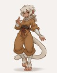 Rating: s
ID: 5544553
Date: 2025-05-02 18:58:57 -0400
Status: active
Score: 51
anthro barefoot belt big_ears bow_ribbon circle_eyebrows clothing eyebrows feet female fur hair haplorhine hi_res japanese_macaque looking_at_viewer macaque mammal monkey ninja old_world_monkey on_one_leg pose prehensile_feet primate pupils red_eyes scarf short_hair solo standing tail tateoftot toes warrior white_body white_fur white_pupils yellow_clothing post #5544553