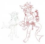 Rating: s
ID: 1194618
Date: 2017-04-19 03:33:49 -0400
Status: active
Score: 11
4_toes accessory anthro belt biped bomb bottomwear clothed clothing dynamite ear_piercing ethersaga explosives feet female fin fish gloves hair handwear headband hi_res knife marine midriff monochrome off_shoulder pants piercing plantigrade risingdragon shark sharp_teeth simple_background sitting smile smirk soles solo standing tail tail_fin tattoo teeth thick_tail toes weapon white_background young young_anthro young_female post #1194618
