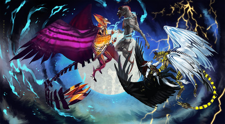 avian black_feathers canine digitigrade feathered_wings feathers flying hi_res hybrid mammal membranous_wings moon night outside spines tatchit wings
Rating: Safe
Score: 2
User: Millcore
Date: August 18, 2017 avian black_feathers canine digitigrade feathered_wings feathers flying hi_res hybrid mammal membranous_wings moon night outside spines tatchit wings
Rating: Safe
Score: 2
User: Millcore
Date: August 18, 2017