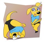 Rating: s
ID: 5059876
Date: 2024-09-19 00:42:27 -0400
Status: active
Score: 41
adult_swim anthro butt canid canine canis cartoon_network clothed clothing domestic_dog female fur gassy's_gas_'n_stuff hat headgear headwear hi_res lulu_(gassy's_gas_'n_stuff) mammal narrowed_eyes noodlestoat presenting raised_leg raised_tail simple_background solo tail tongue tongue_out underwear yellow_body yellow_fur post #5059876
