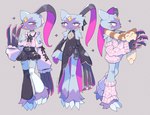 Rating: s
ID: 5575329
Date: 2025-05-15 21:52:29 -0400
Status: active
Score: 53
ambiguous_gender ankle_warmers anthro black_clothing black_dress black_nose blush bottomwear chest_gem claws clothing cute_fangs dress eyelashes fangs feathers forehead_gem fur gem generation_8_pokemon hi_res leg_warmers legwear long_claws nintendo open_mouth pink_eyes pokemon pokemon_(species) pokemorph purple_body purple_fur rikose scarf skirt sneasler sweater teeth toe_claws topwear yellow_gem post #5575329