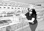 Rating: s
ID: 5568398
Date: 2025-05-13 00:40:28 -0400
Status: active
Score: 5
2025 achromasloth anthro black_hair bread breasts choker claws clothed clothing collar detailed_background digital_media_(artwork) english_text female folgers_coffee food fur greyscale hair hi_res jewelry mammal monochrome monster necklace open_mouth parody pilosan shopping_cart sloth solo spiral_eyes supermarket teeth text vicky_(lazzzy_drawings) wonder_bread xenarthran post #5568398