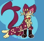 Rating: s
ID: 2790951
Date: 2021-06-18 17:18:22 -0400
Status: active
Score: 6
2021 ambiguous_gender artist_name bell bell_collar blue_background boots clothing collar felid feral footwear fur generation_5_pokemon liepard looking_away mammal nintendo orange_eyes pokemon pokemon_(species) raised_tail red_felyne schoko_(artist) shiny_pokemon shoes signature simple_background smile solo tail text tongue tongue_out post #2790951