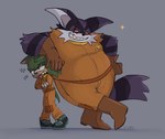 Rating: s
ID: 5213139
Date: 2024-11-29 19:19:41 -0500
Status: active
Score: 26
angry anthro archie_comics arm_support belly clothing crossed_arms domestic_cat duo eulipotyphlan felid feline felis gloves grin handwear hedgehog hi_res leaning_on_elbow male mammal newtmoss overweight prison_uniform scourge_the_hedgehog sega sharp_teeth smalls_the_cat smile smug sonic_the_hedgehog_(archie) sonic_the_hedgehog_(comics) sonic_the_hedgehog_(series) teeth post #5213139