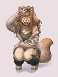 Rating: s
ID: 4848477
Date: 2024-06-12 19:20:01 -0400
Status: active
Score: 51
2024 accessory agejo alternative_fashion animal_print anthro biped black_bow black_choker black_claws black_jewelry black_necklace blonde_hair blush bow_ribbon canid canine centered_hair_bow choker claws clothing crouching digital_media_(artwork) digital_painting_(artwork) dress eskyann eyelashes eyes_closed feet female fennec_fox fluffies fluffy fluffy_tail footwear fox fur gesture gold_(metal) gold_jewelry gold_necklace green_clothing green_fluffies green_legwear gyaru hair hair_accessory hair_bow hair_ribbon hand_gesture hi_res j-fashion jewelry legwear leopard_print leopard_spots mammal necklace open_mouth open_smile painting_(artwork) paws pendant ponytail print_clothing print_dress ribbons sandals shadow shoes smile solo spots tail tan_body tan_clothing tan_footwear tan_fur tan_sandals tan_shoes tan_sweater tan_topwear teeth tongue topwear true_fox tsuyome v_sign wavy_hair y2k_(fashion) post #4848477