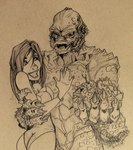 Rating: s
ID: 4377272
Date: 2023-10-27 14:20:21 -0400
Status: active
Score: 3
2021 butt creature_from_the_black_lagoon devonian_fish-man duo female flower gill-man hair hand_on_chest hi_res holding_flower holding_object hug human interspecies kay_lawrence long_hair looking_at_another looking_at_partner love male male/female mammal marine membrane_(anatomy) michael_ramova monochrome monster open_mouth plant ring romantic romantic_couple scales signature simple_background size_difference traditional_media_(artwork) webbed_hands post #4377272