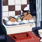 Rating: s
ID: 5513237
Date: 2025-04-18 19:46:35 -0400
Status: active
Score: 5
1:1 anthro bath bathing bathroom bathroom_tiles bathtub big_pecs bovid bovine cattle foam hi_res horn huffenpuffy_(artist) male mammal motivational_poster muscular muscular_male pecs relaxing rubber_duck soap soap_bubbles solo struggling_to_fit thick_neck toilet water post #5513237