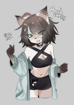 Rating: s
ID: 5077727
Date: 2024-09-27 04:33:43 -0400
Status: active
Score: 103
anthro black_bottomwear black_bra black_clothing black_shorts black_underwear blush blush_lines bobcat bottomwear bra breasts brown_body brown_fur brown_hair choker cleavage_cutout clothed clothing collar cutout ear_piercing english_text eye_through_hair eyeliner eyeshadow felid feline female fur green_clothing green_eyes green_eyeshadow green_jacket green_topwear hair hi_res industrial_piercing ivie_(artist) jacket jewelry kemono kuromi looking_at_viewer lynx makeup mammal meme midriff multicolored_body multicolored_fur navel necklace onegai_my_melody open_mouth paw_pose piercing portrait pose sanrio shorts simple_background skull_accessory solo text three-quarter_portrait topwear translucent translucent_hair underwear white_body white_fur y'know_nyah post #5077727